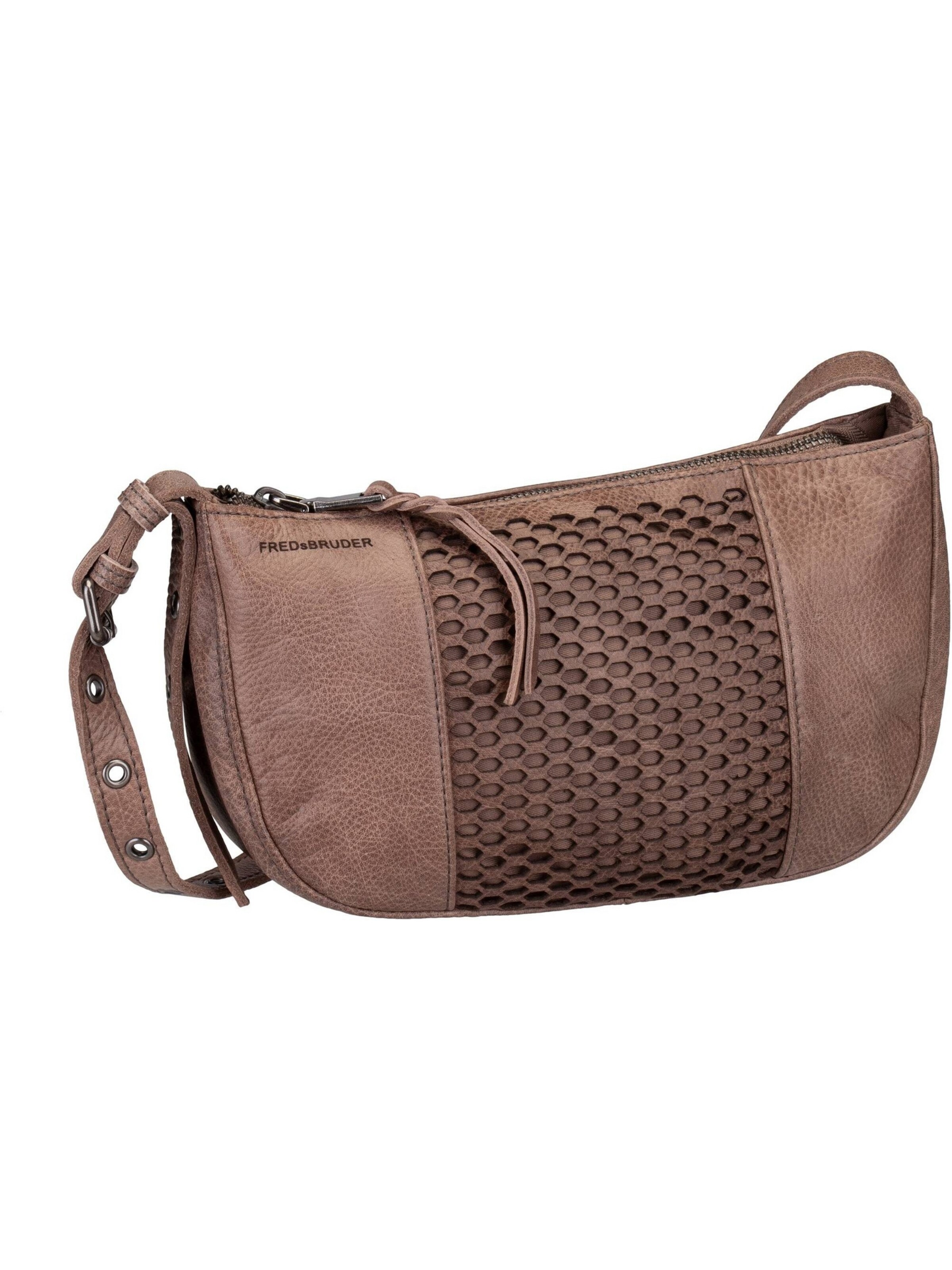 FREDsBRUDER Schoudertas 'My' in Bruin: voorkant