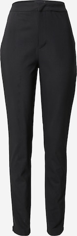 Coupe slim Pantalon 'Mirej' Gina Tricot en noir : devant