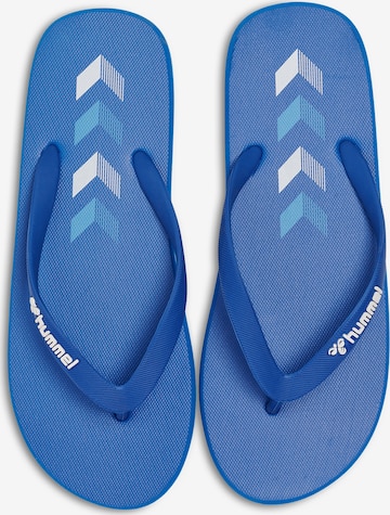 Hummel T-Bar Sandals 'Chevron' in Blue