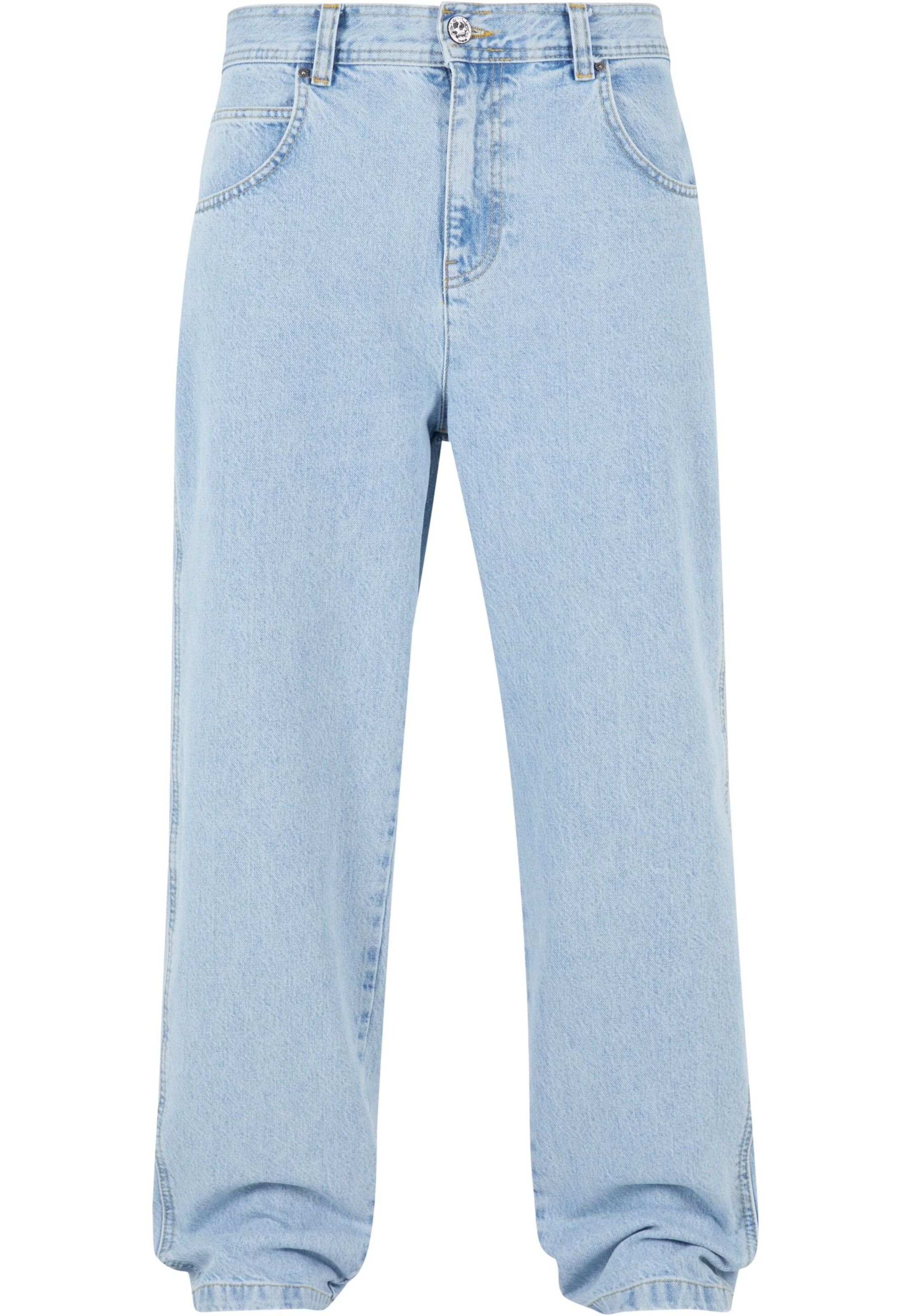 Dangerous DNGRS Voľný strih Džínsy - Modrá: predná strana