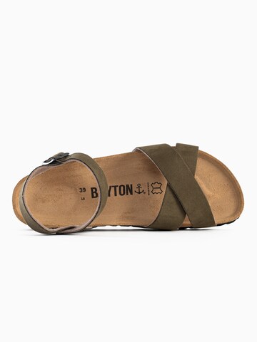 Bayton Strap sandal in Green