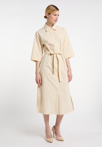 Robe-chemise DreiMaster Klassik en beige