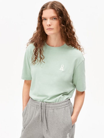 ARMEDANGELS Shirt 'Tarjaa' in Groen: voorkant