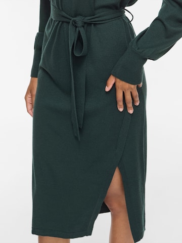 VILA - Vestido de punto 'VIRICKY' en verde