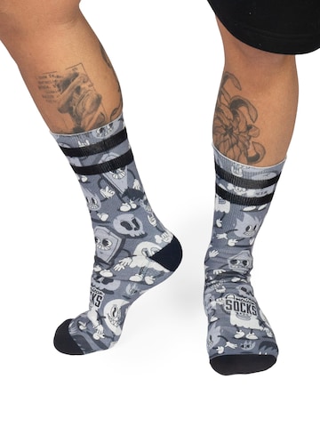 American Socks - Calcetines 'Night Gathering' en gris