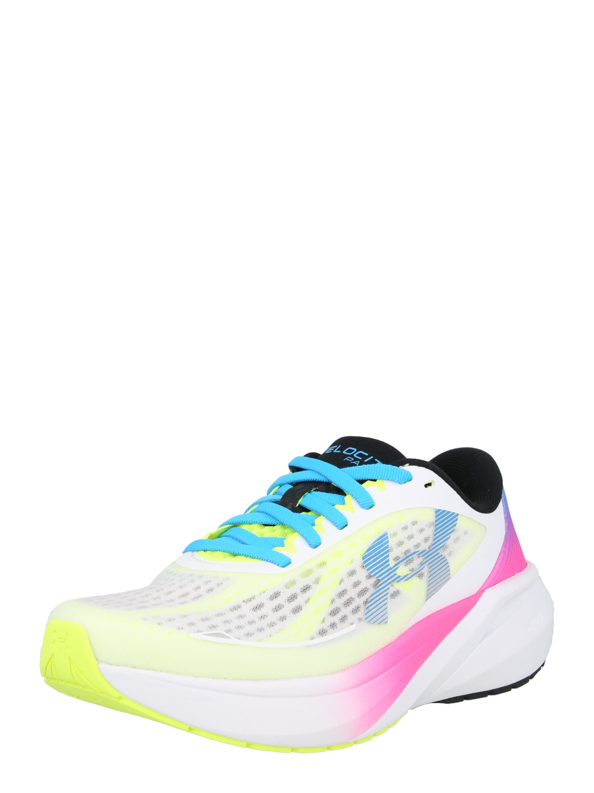 UNDER ARMOUR Running Shoes 'Velociti Pace' in Royal blue / Light yellow / Light pink / White, Item view