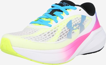 Chaussure de course 'Velociti Pace' UNDER ARMOUR en blanc : devant