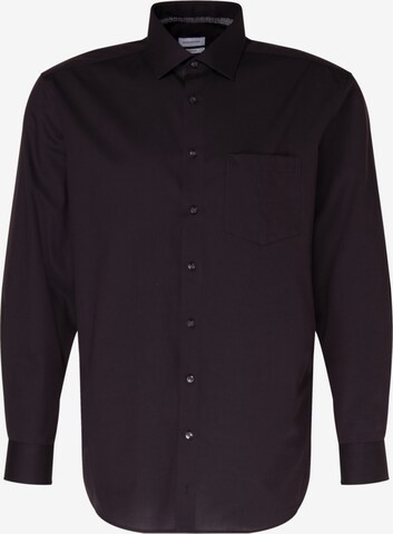 Chemise business ' Comfort ' SEIDENSTICKER en noir : devant