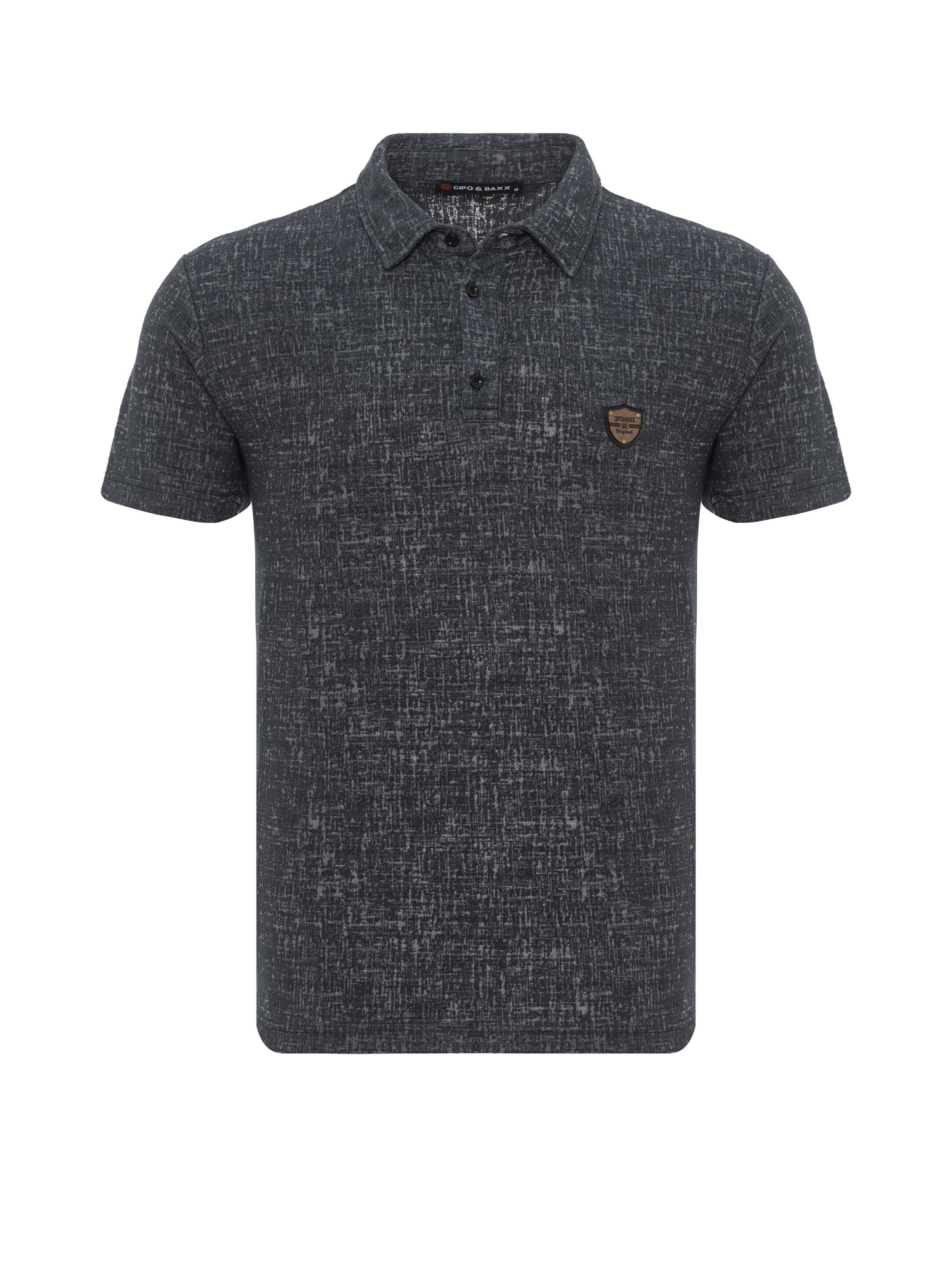 CIPO & BAXX Shirt 'CT825' in Black: front