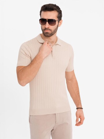 T-Shirt Ombre en beige