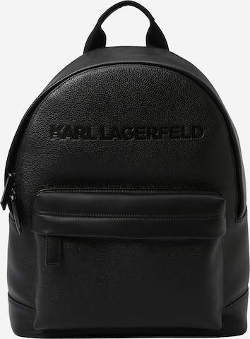 Karl Lagerfeld Rucksack 'Essential' in Schwarz: predná strana