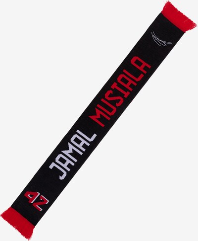 FC BAYERN MÜNCHEN Sports Scarf 'Jamal Musiala' in Red / Black / White, Item view