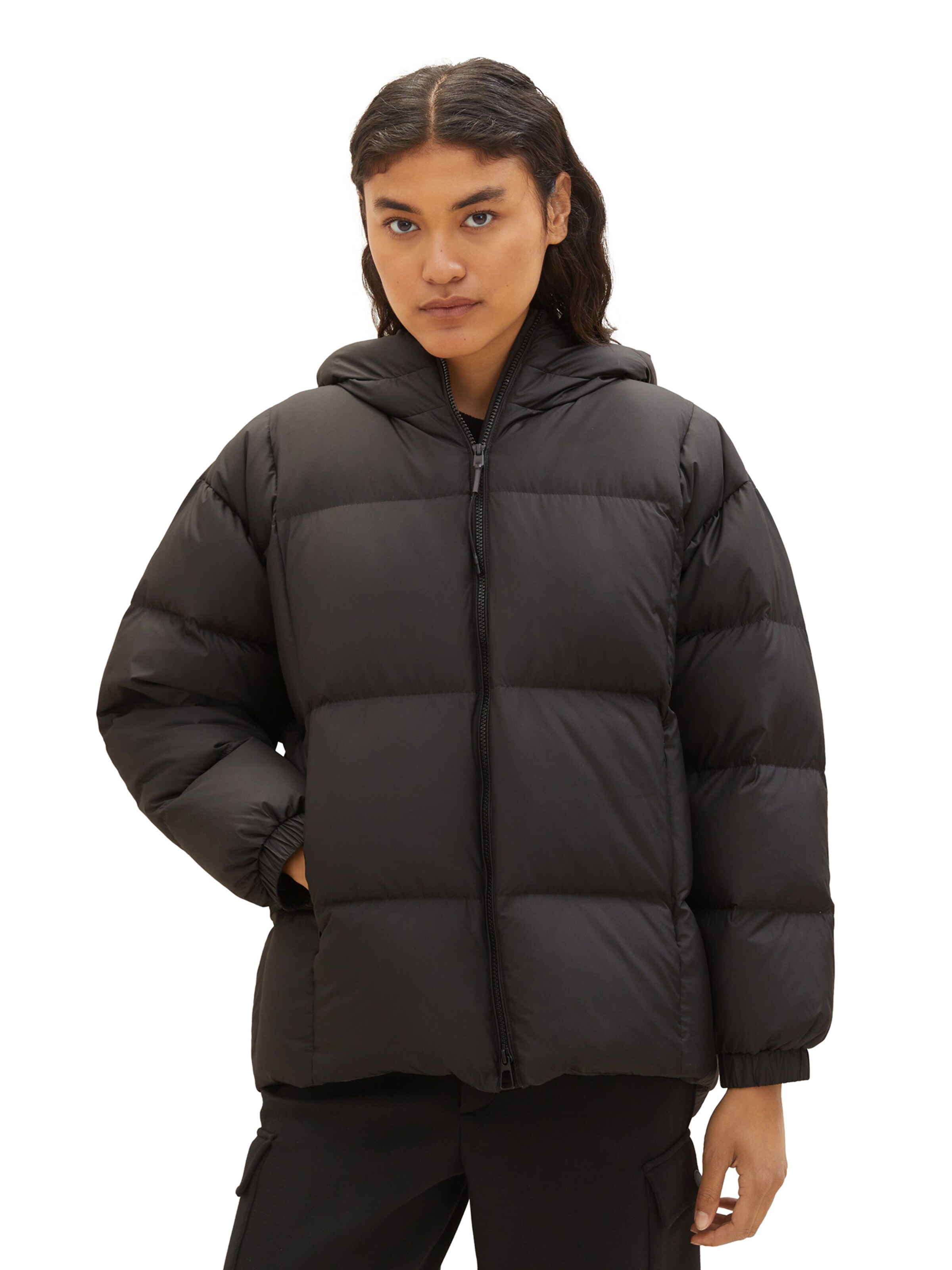 melns TOM TAILOR DENIM Ziemas jaka