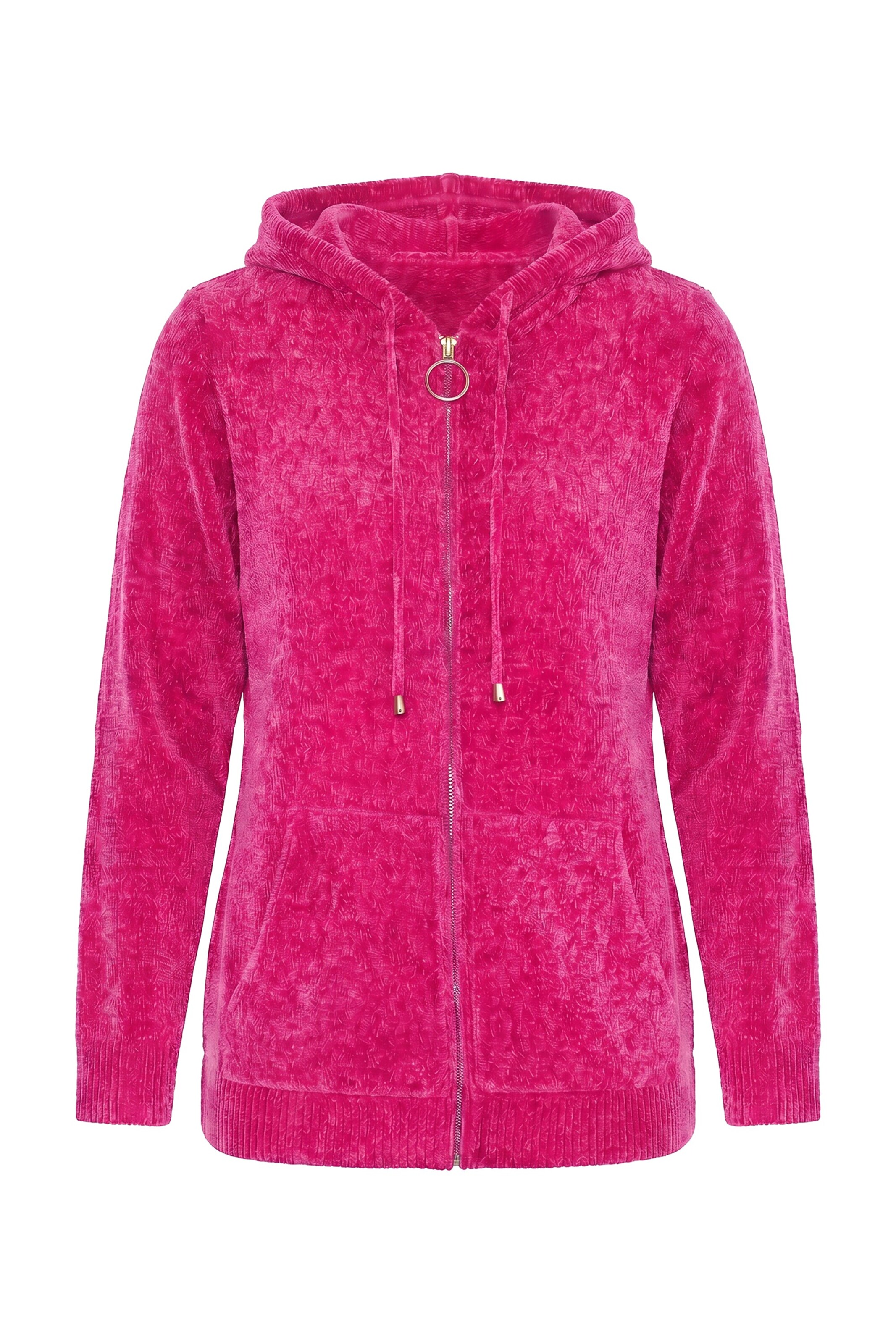 Ulla Popken Knit cardigan in Pink: front