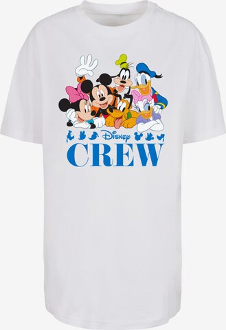 Maglia extra large 'Disney Mickey Mouse Disney Friends' di F4NT4STIC in bianco: frontale