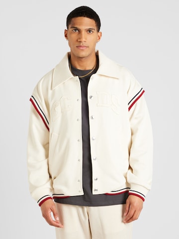 GCDS Between-season jacket in White: front