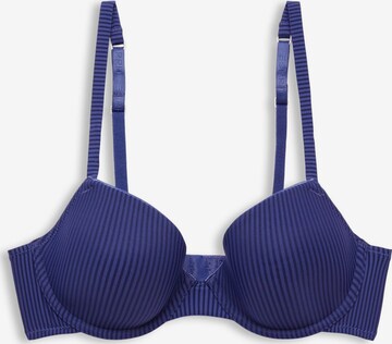 ESPRIT T-shirt Bra in Blue: front