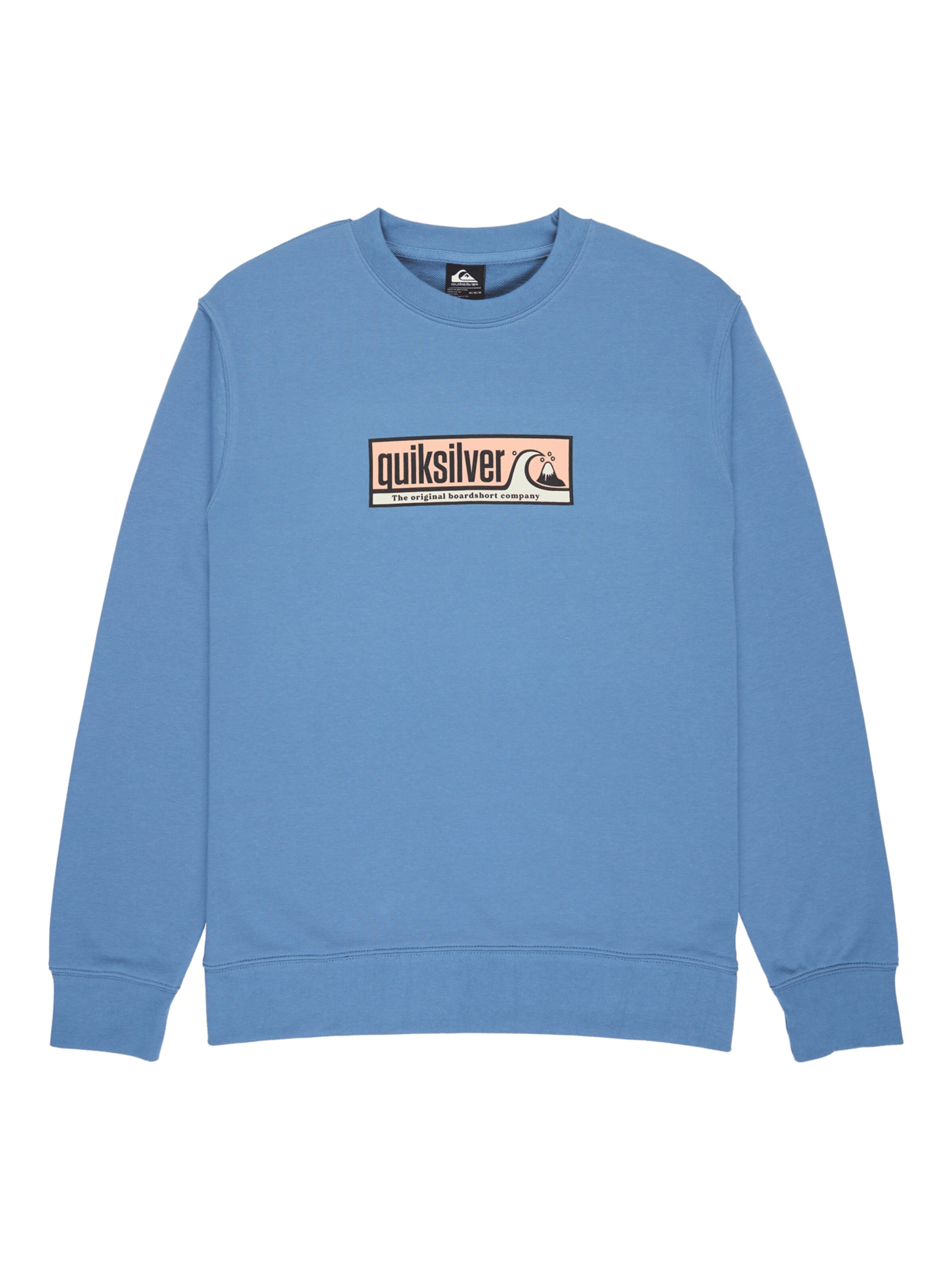 Sweat-shirt 'Graphic' QUIKSILVER en bleu : devant