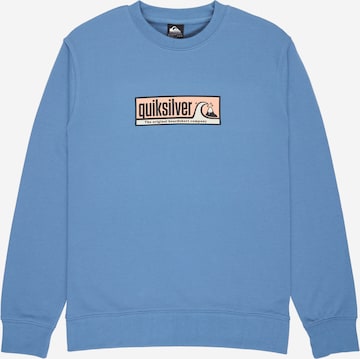 Sweat-shirt 'Graphic' QUIKSILVER en bleu : devant
