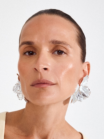 Pilgrim Korvakoru ' Virel ' värissä hopea: etupuoli