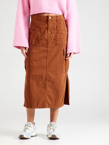 Nobody's Child Skirt in Brown: front