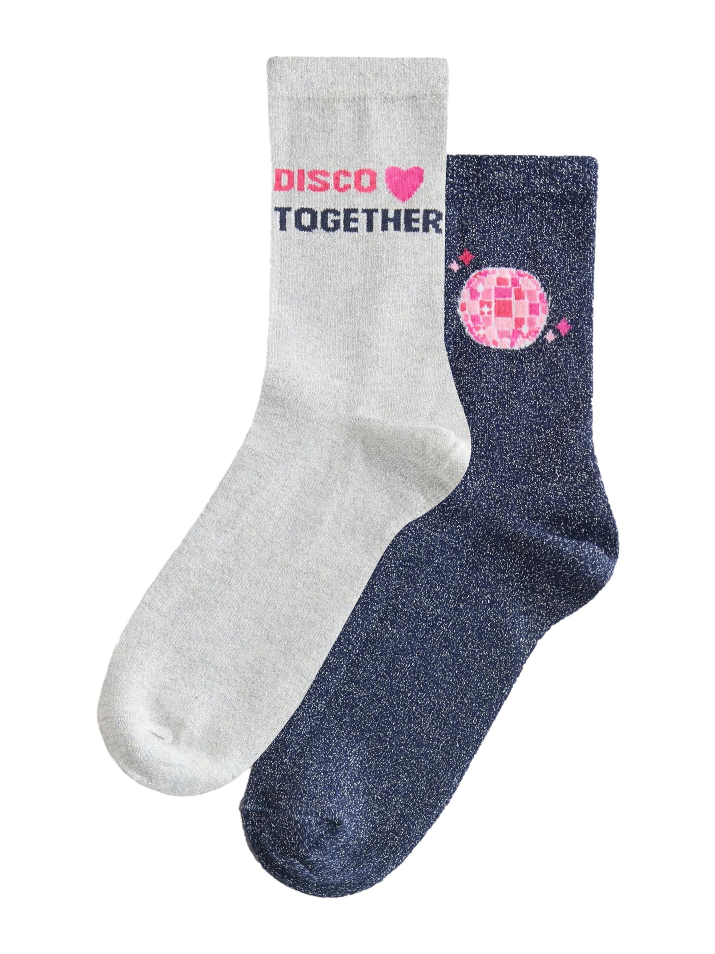 Next Socken 'Disco Together' in Blau: Vorderseite