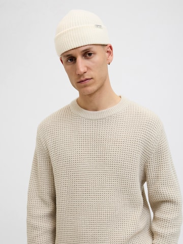 JACK & JONES - Gorra 'JACPREM' en blanco