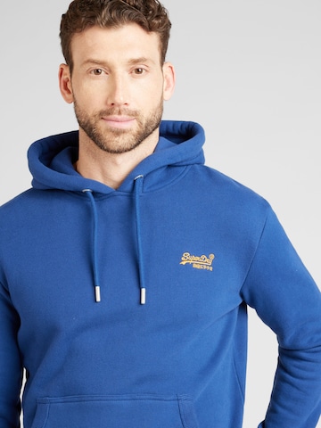 Superdry Sweatshirt 'Essential' i blå