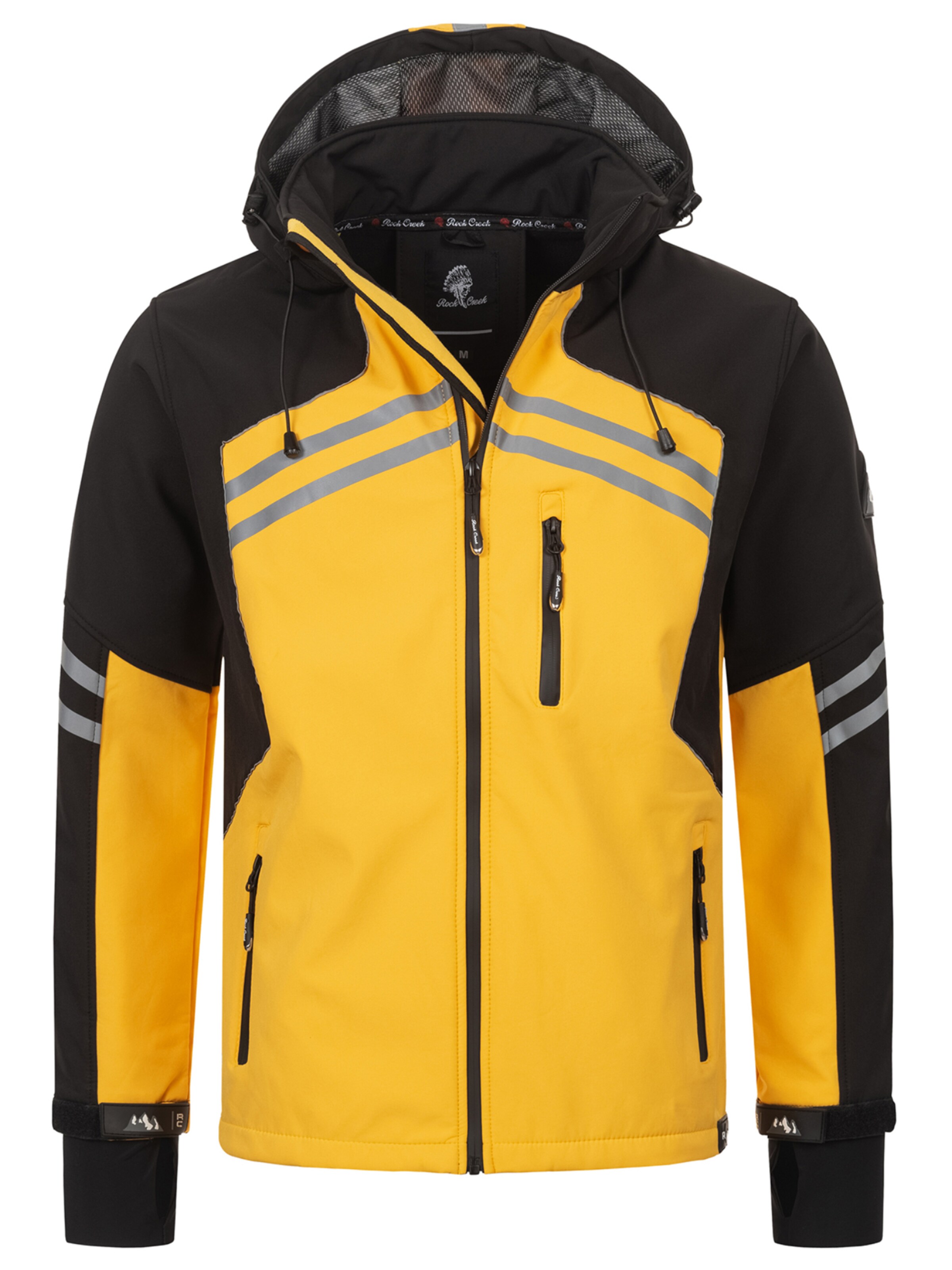 Rock Creek Weatherproof jacket in Yellow: front