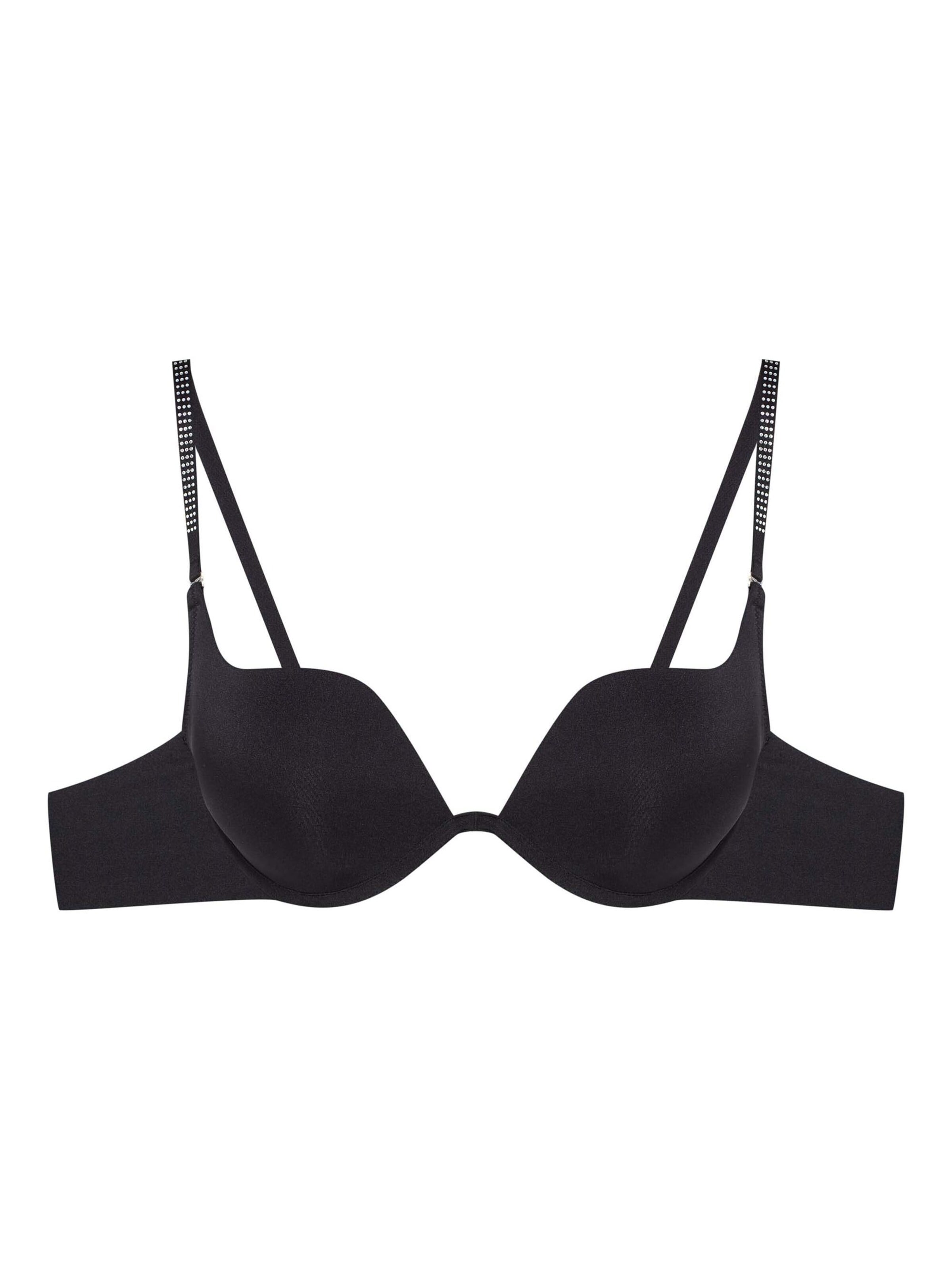 ESOTIQ - Push-up Sujetador 'Taysa' en negro: frente