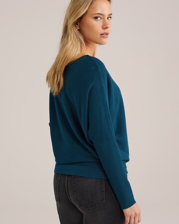 WE Fashion Плетена жилетка в синьо