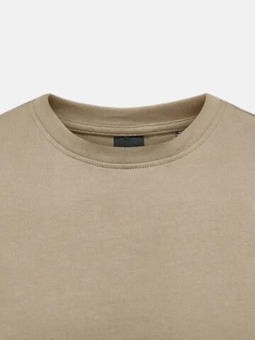 Only & Sons Shirt 'ONSFRED LIFE RLX SS TEE NOOS' in Beige