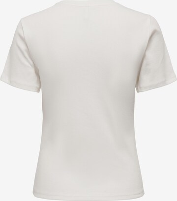 T-shirt 'ANNA' ONLY en blanc : devant