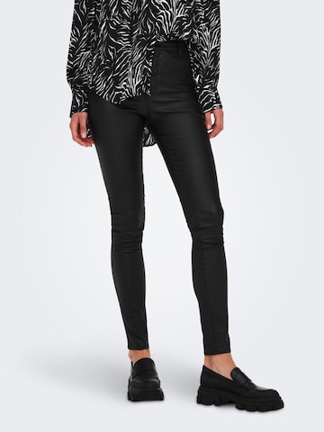 Skinny Pantalon 'Paola-Nya' ONLY en noir : devant