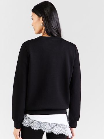 Liu Jo Sweatshirt 'CHIUSA' i sort