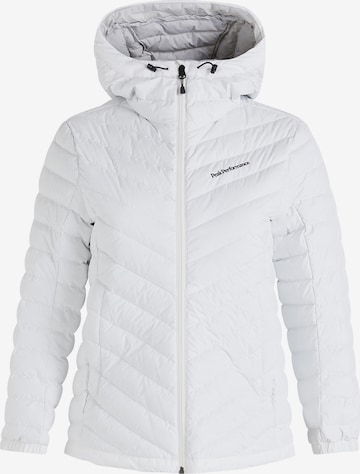 PEAK PERFORMANCE Outdoorjas 'Frost Down' in Wit: voorkant