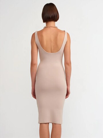 Dilvin Dress in Beige