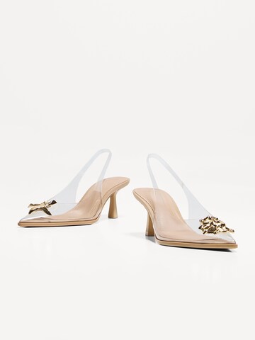 Escarpins Bershka en transparent