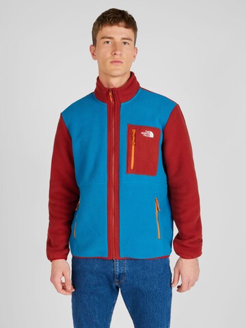 THE NORTH FACE Funkční fleecová mikina 'Yumiori Full-Zip Fleece Jacket' – modrá: přední strana