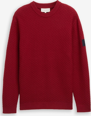 TOM TAILOR Sweater in Red: front