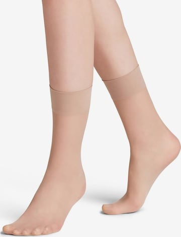 FALKE Socken 'Pure Matt' in Beige: Vorderseite