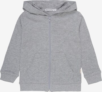 MINYMO Kapuzensweatjacke in Grau