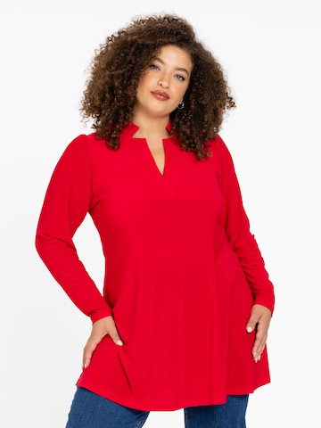 YOEK Tunic in Red: front