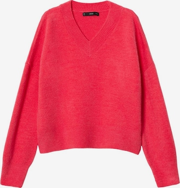 MANGO Sweater 'paris' in Pink: front