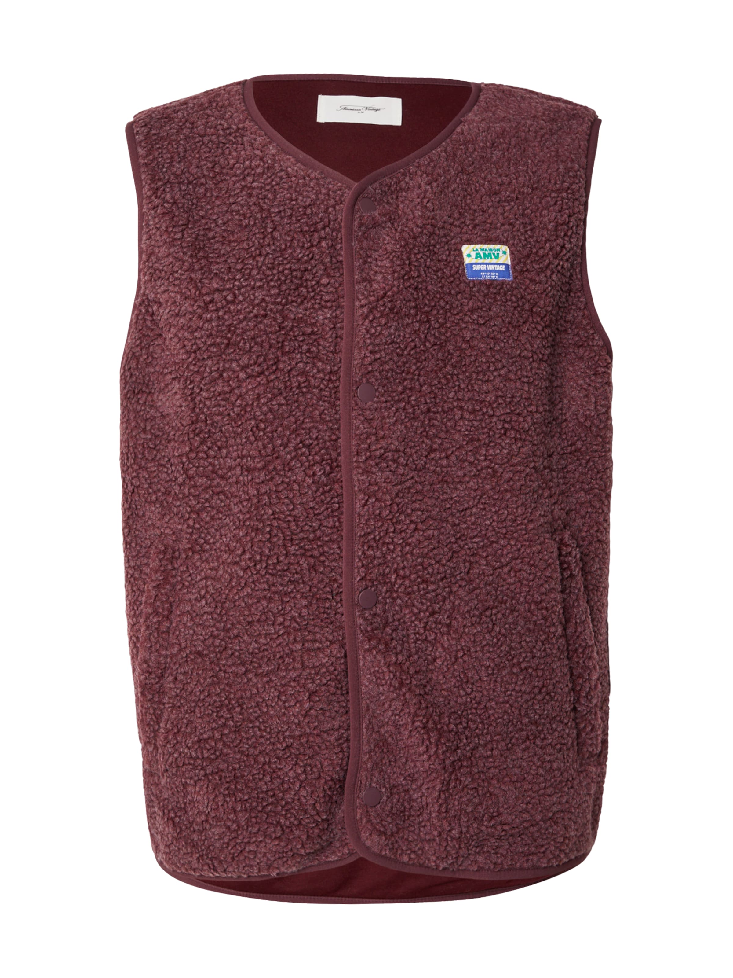 AMERICAN VINTAGE Vest in Red: front