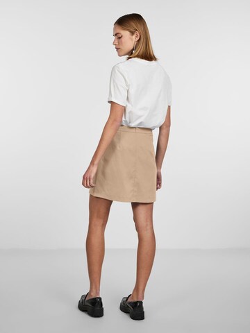 PIECES Rok 'THELMA' in Beige