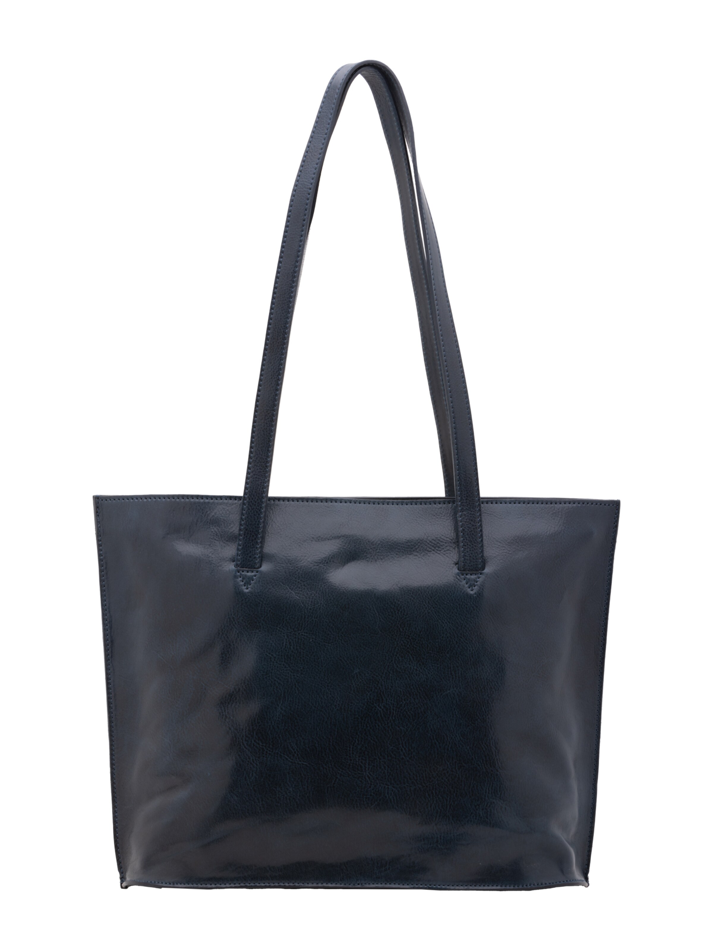 Borsa a spalla 'Borsa a Spalla Donna Pelle Vera Vacchetta - Chiusura Zip Made in Italy' di I Fratelli in blu: frontale