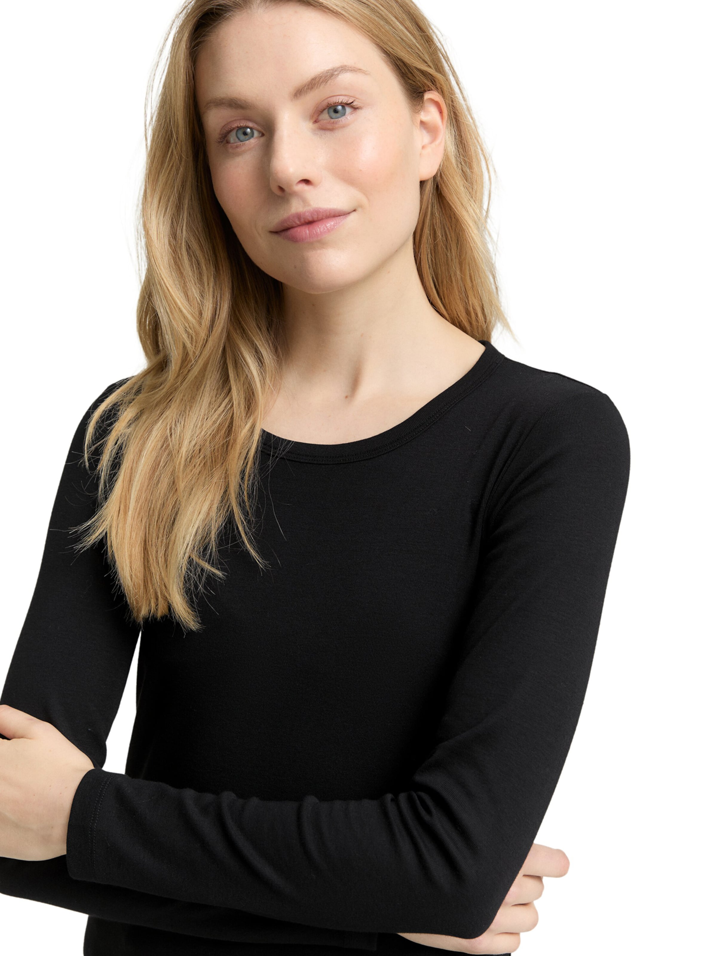 TOM TAILOR Μπλουζάκι σε μαύρο