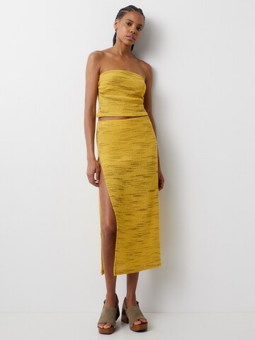 Pull&Bear Skirt in Yellow