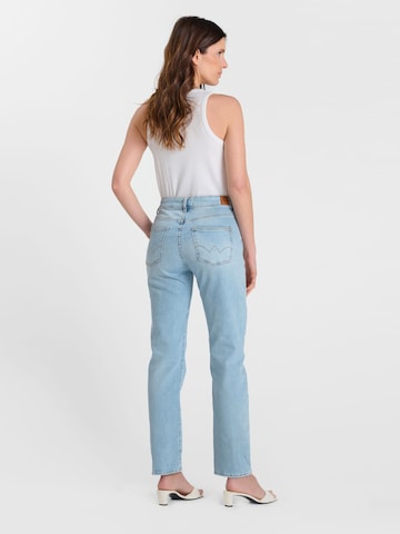 Coupe slim Jean Le Temps Des Cerises en bleu